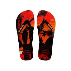 Chinelo Havaianas Hype Preto/Preto/Laranja Begônia 41/42