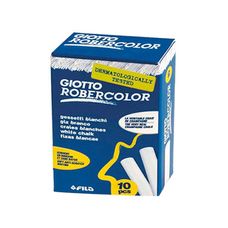 Giz Branco Giotto Robercolor Com 10 Unidades