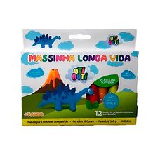 Massinha de Modelar Uti Guti Longa Vida 180g 12 Cores