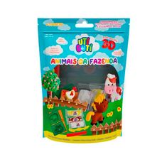 Kit Massinha de Modelar Animais da Fazenda - Uti Guti