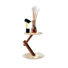 Mesa de Apoio Wood Off White - Edn Móveis