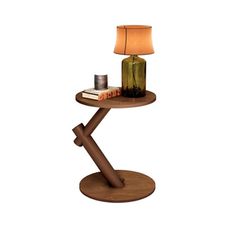 Mesa de Apoio Wood Naturale - Edn Móveis