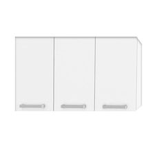 Armário Aéreo Cozinha 120 em Aço Vênus 3 Portas Branco - Cozimax