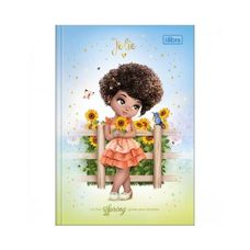 Caderno Brochura 1/4 Capa Dura Jolie 80 Folhas - Tilibra - Capas Sortidas