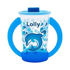Copo de Treinamento Com Alça Oceano Azul 350ml - Lolly