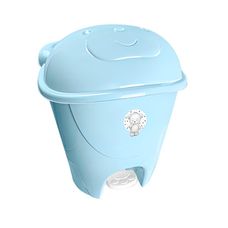 Lixeira Infantil Com Pedal Fofura 12 Litros Azul - Adoleta Bebê