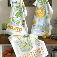 Pano de Copa 45x65 Felpudo Drinks - Dohler