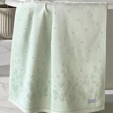 Toalha de Banho Jacquard Romance 70x140cm Verde - Dohler