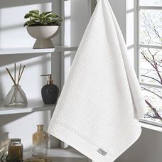 Toalha de Banho Jacquard Pérola 70x140cm Branco - Dohler