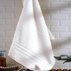 Toalha de Banho Jacquard Priori 65x130cm Branco - Dohler