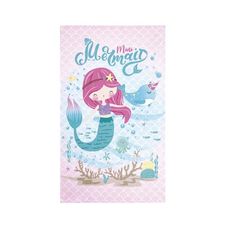 Toalha de Banho Infantil Felpuda Mini Mermaid 70x115cm - Dohler