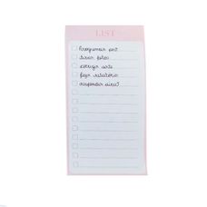 Bloco Adesivo Pautado Rosa Base Com Imã 120x60mm Com 30 Folhas - BRW