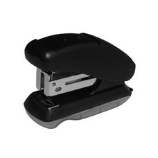 Grampeador Mini Plástico Preto - BRW