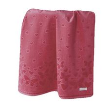 Toalha de Rosto Jacquard Romance 50x80cm Cereja - Dohler