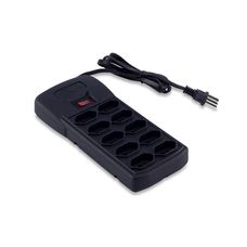 Filtro de Linha Force Line Com 10 Tomadas Bivolt Preto
