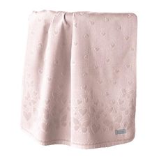 Toalha de Rosto Jacquard Romance 50x80cm Rosa - Dohler