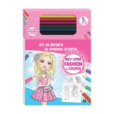 Livro Kit de Pintura do Pequeno Artista: Fashion
