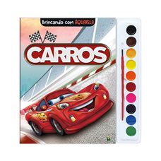 LIVRO BRINCANDO COM AQUARELA: CARROS