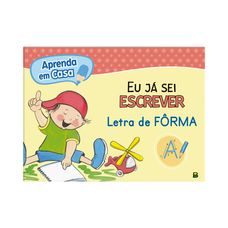 Livro Eu Já Sei Escrever Letra de Fôrma