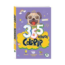 Livro 365 Desenhos Para Colorir (Roxo)