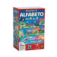 Quebra Cabeça 26 Peças Alfabeto - Grow