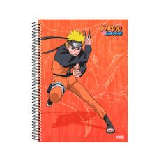 Caderno Espiral Universitário Capa Dura 10x1 Naruto 160 Folhas - São Domingos - Capas Sortidas