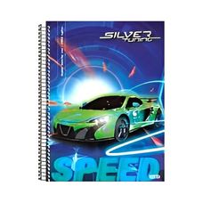Caderno Espiral Universitário Capa Dura 15x1 Silver 240 Folhas - São Domingos - Capas Sortidas