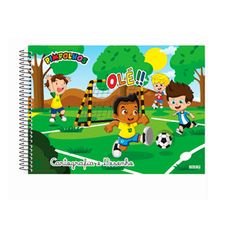 Caderno Cartografia e Desenho Espiral Capa Dura Pimpolhos Masculino 60 Folhas - São Domingos - Capas Sortidas