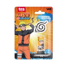 APONTADOR+ BORRACHA NARUTO 2PCS CART