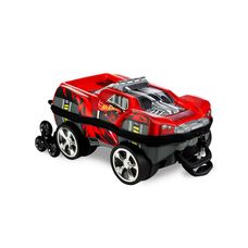 Mochila Com Rodinhas Hotwheels Dawgzilla Vermelho 3D - Maxtoy