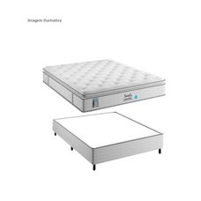 Cama Box Casal Comfort Gel 138x188 - Sealy