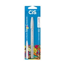 Caneta Gel Cis Trigel 0.8mm Branca