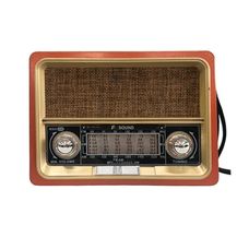 Rádio Solar F-Sound 8 Faixas FS-103S Vermelho