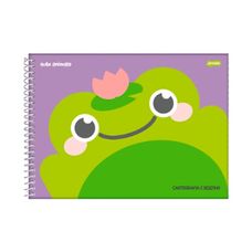 Caderno Espiral Cartografia Capa Dura Cute Animals 80 Folhas - Jandaia - Capas Sortidas