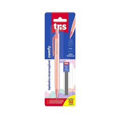 Lapiseira Comfy Fashion 0,7mm Cartela Com 2 Unidades - Tris