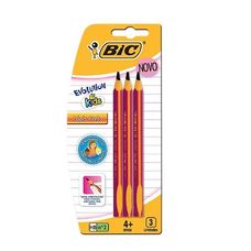 Lápis Grafite Evolution Kids Triangular Com 3 Unidades - Bic