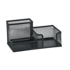 Organizador de Mesa Aramado Com 3 Compartimentos Preto - BRW