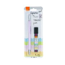 Lapiseira 2.0mm Com 6 Grafites Lilás - BRW