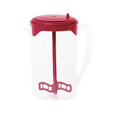 Jarra com Mexedor Vermelho 2L - Plasvale