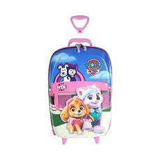 Mochila Com Rodinhas Patrulha Canina Pet Shop 3D - Maxtoy