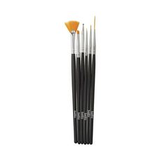 Kit Pincéis Para Decoração Unhas Belliz Com 6 Unidades