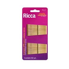 Grampo Para Cabelo Loiro Nº 5 - Ricca