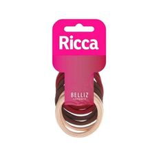 Elástico Para Cabelo Textura 6mm Com 6 Unidades - Ricca