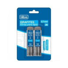 Mina Grafite 0.7mm 2B Com 2 Unidades - Tilibra