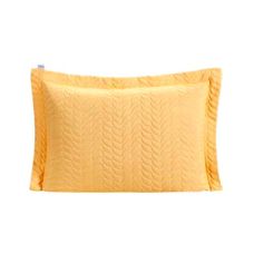 Porta Travesseiro Criarte Amarelo - Juma Enxovais