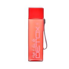 Garrafa Squeeze Quadrada Com Alça Sortida 450ml - Redstar