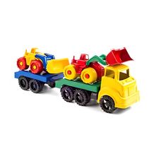 Caminhão Truck Bitrem Mix Construção - Injetsul Brinquedos