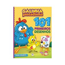 Livro 101 Primeiros Desenhos - Galinha Pintadinha - Ciranda Cultural