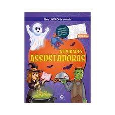 Livro Tapete Atividades Assustadoras - Meu Livrão de Colorir - Ciranda Cultural