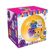 Bola de Vinil Amarela Bolofofos - Lider Brinquedos